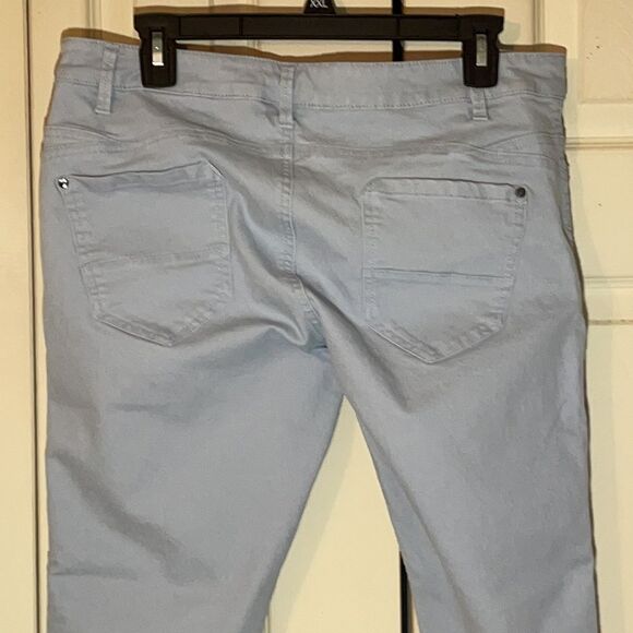 Lole Light Wash Yoga Skinny Ankle Jeans 12 - Picture 9 of 16